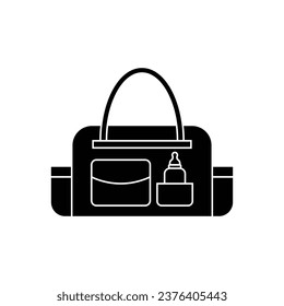 Baby bag icon design. isolated on white background. vector illustration