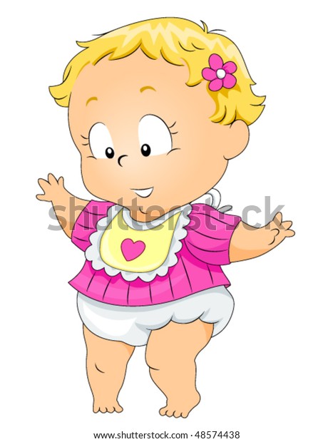 Baby Balancing Stand Vector Stock Vector (Royalty Free) 48574438 ...