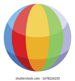Baby ball icon. Isometric of baby ball vector icon for web design isolated on white background