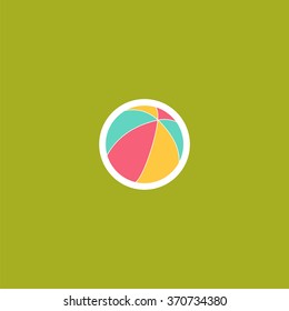 Baby Ball Icon. Vector illustration