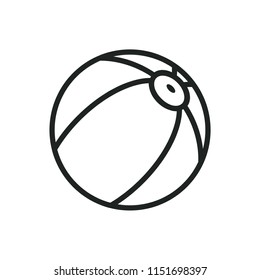 baby bath ball vector icon