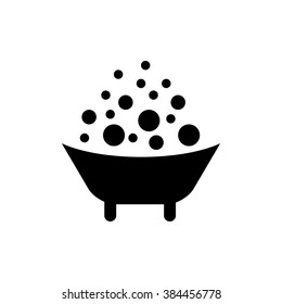 baby bath flat icon