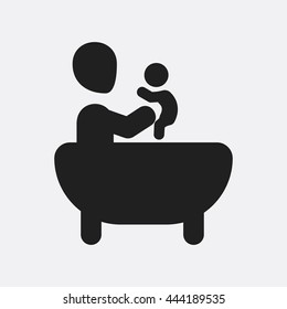 Baby bath Icon