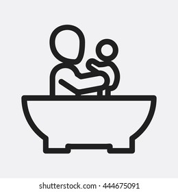 Baby bath Icon