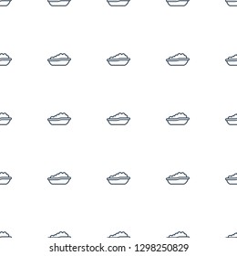 baby bath icon pattern seamless white background. Editable outline baby bath icon. baby bath icon pattern for web and mobile.