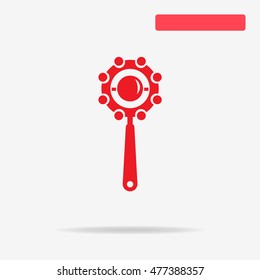 Baby beanbag icon. Vector concept illustration for design.