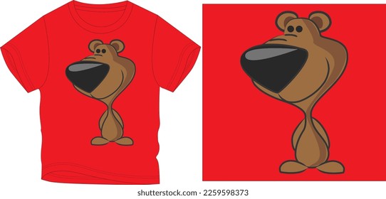 baby bear cute Graphic design vector