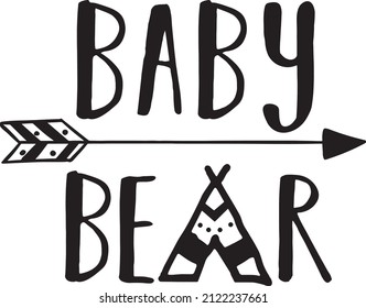 Baby Bear Design Shirt Boho