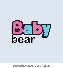 Baby bear logo design victor