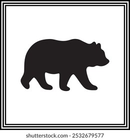 A baby bear vector illustration	
