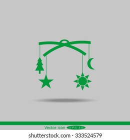 baby bed carousel Icon