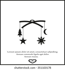 baby bed carousel Icon