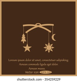 baby bed carousel Icon