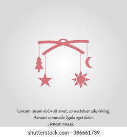 baby bed carousel Icon