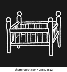 baby bed doodle