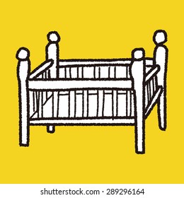 baby bed doodle