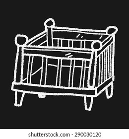 baby bed doodle