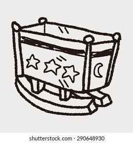 baby bed doodle