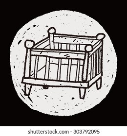 baby bed doodle