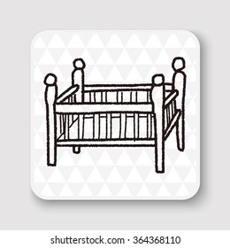 baby bed doodle