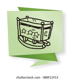 baby bed doodle