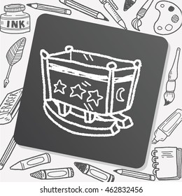 baby bed doodle