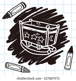 baby bed doodle