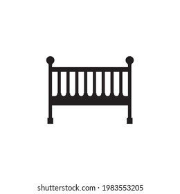Baby bed icon vector illustration design.