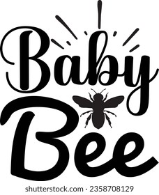 Baby Bee - Bee SVG design