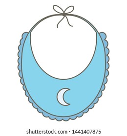 baby bib clothes accessory icon