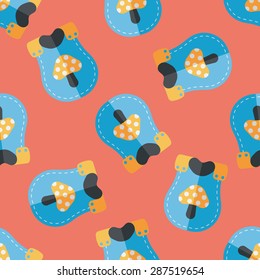 baby bib flat icon,EPS 10 seamless pattern background