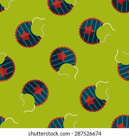 baby bib flat icon,EPS 10 seamless pattern background