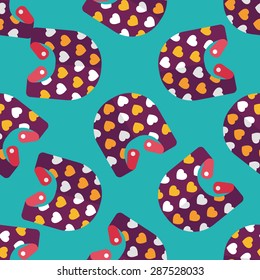 baby bib flat icon,EPS 10 seamless pattern background