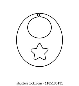 baby bib icon