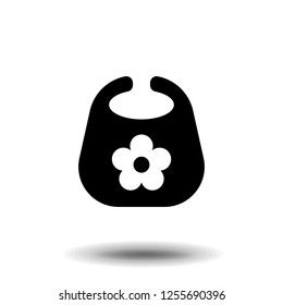 Baby bib icon