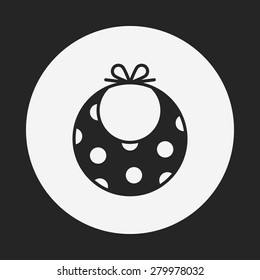 Baby bib icon