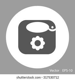baby bib icon