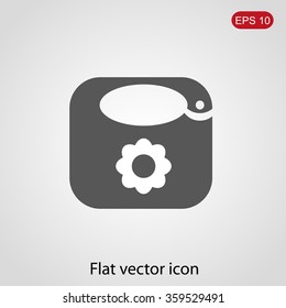 baby bib icon