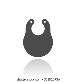 Baby bib icon