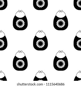 baby bib icon. Element of baby icon for mobile concept and web apps. Pattern repeat seamless baby bib icon. Can be used for web and mobile. Premium icon on white background