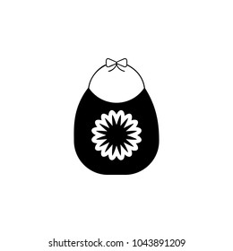 baby bib icon. Element of baby icon. Premium quality graphic design. Signs and symbols collection icon for websites, web design, mobile app on white background