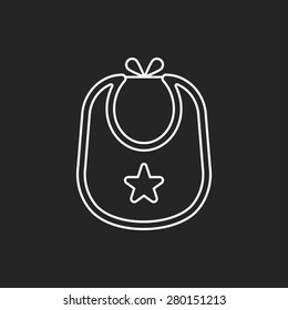 Baby Bib Line Icon