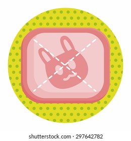 Baby bib theme elements