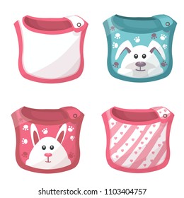 baby bib, vector