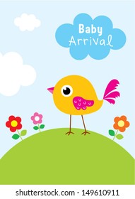 baby bird arrival