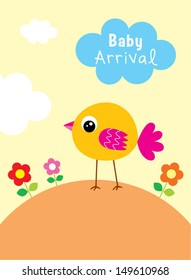 baby bird arrival