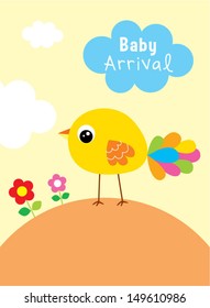 baby bird arrival