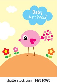 baby bird arrival