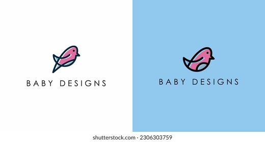 baby birds logo designs inspiration