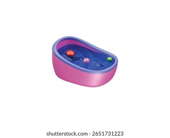 baby birthday icon 3d illustration render